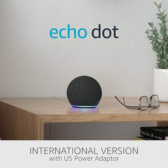 Echo Dot (4th generation) International Version | Smart speaker with Alexa | Charcoal